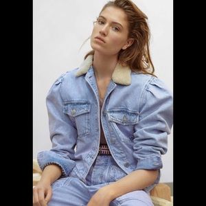 Isabel Marant Puff sleeve jean jacket.